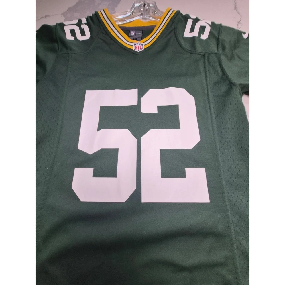 Nike Green Bay Packers Clay Matthews 52 Jersey Youth Medium Green NFL Football